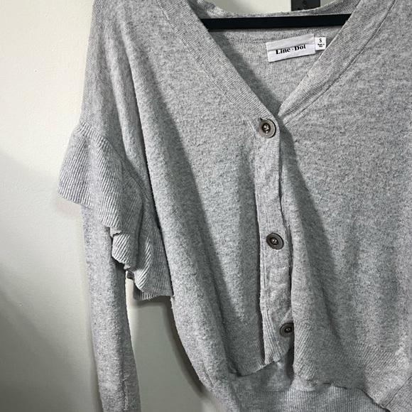 Line & Dot Wool Blend Sweater Sz Small - Picture 3 of 7